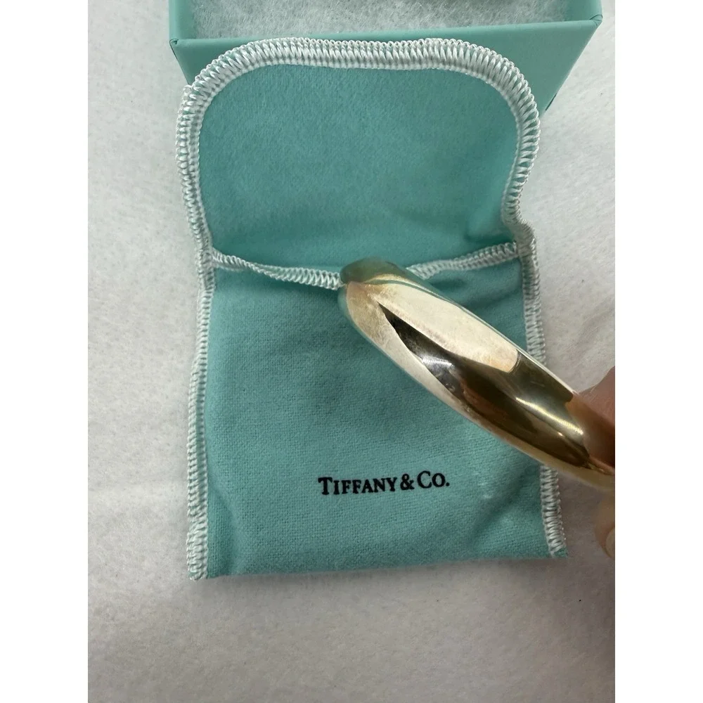 Tiffany & Co. Sterling Silver Man In The Moon Baby Rattle .925 W/ Box & Pouch